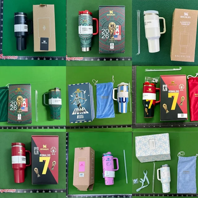 Stanley Uncategorized Quencher H2.0 Tumbler with sports-themed designs product detail image 1