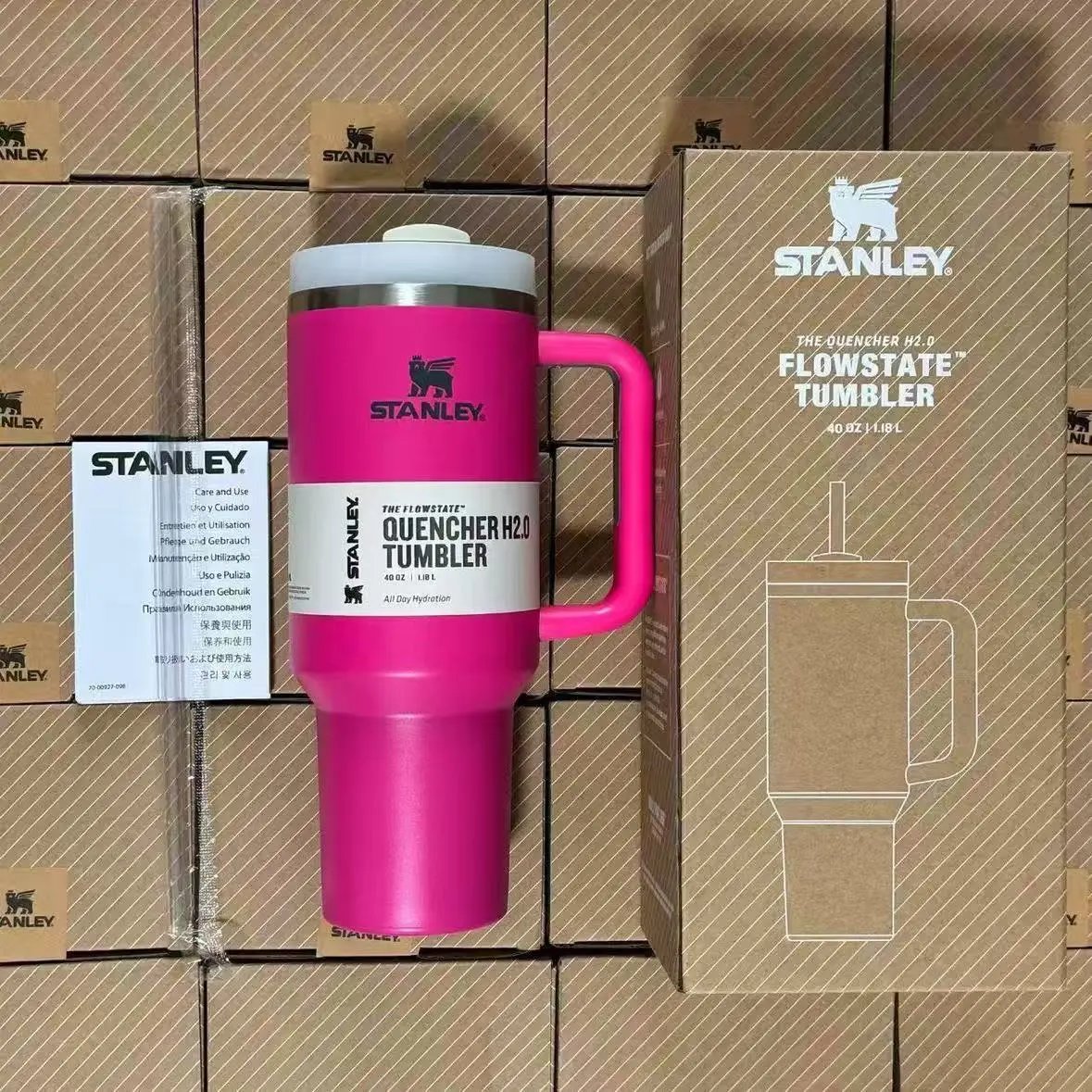 Stanley Uncategorized Quencher H2.0 Tumbler with sports-themed designs — Regular-22