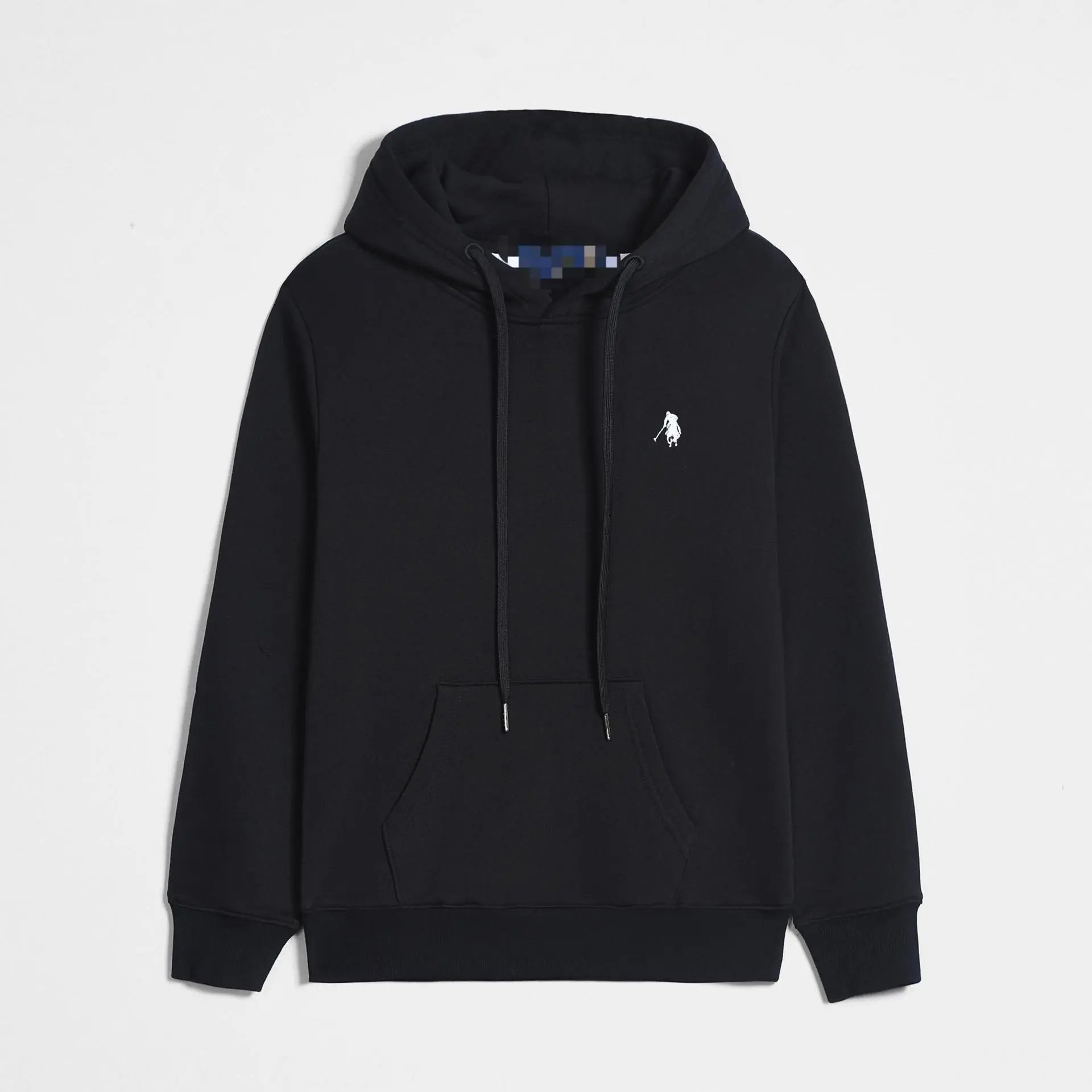 Pullover Black with White Label