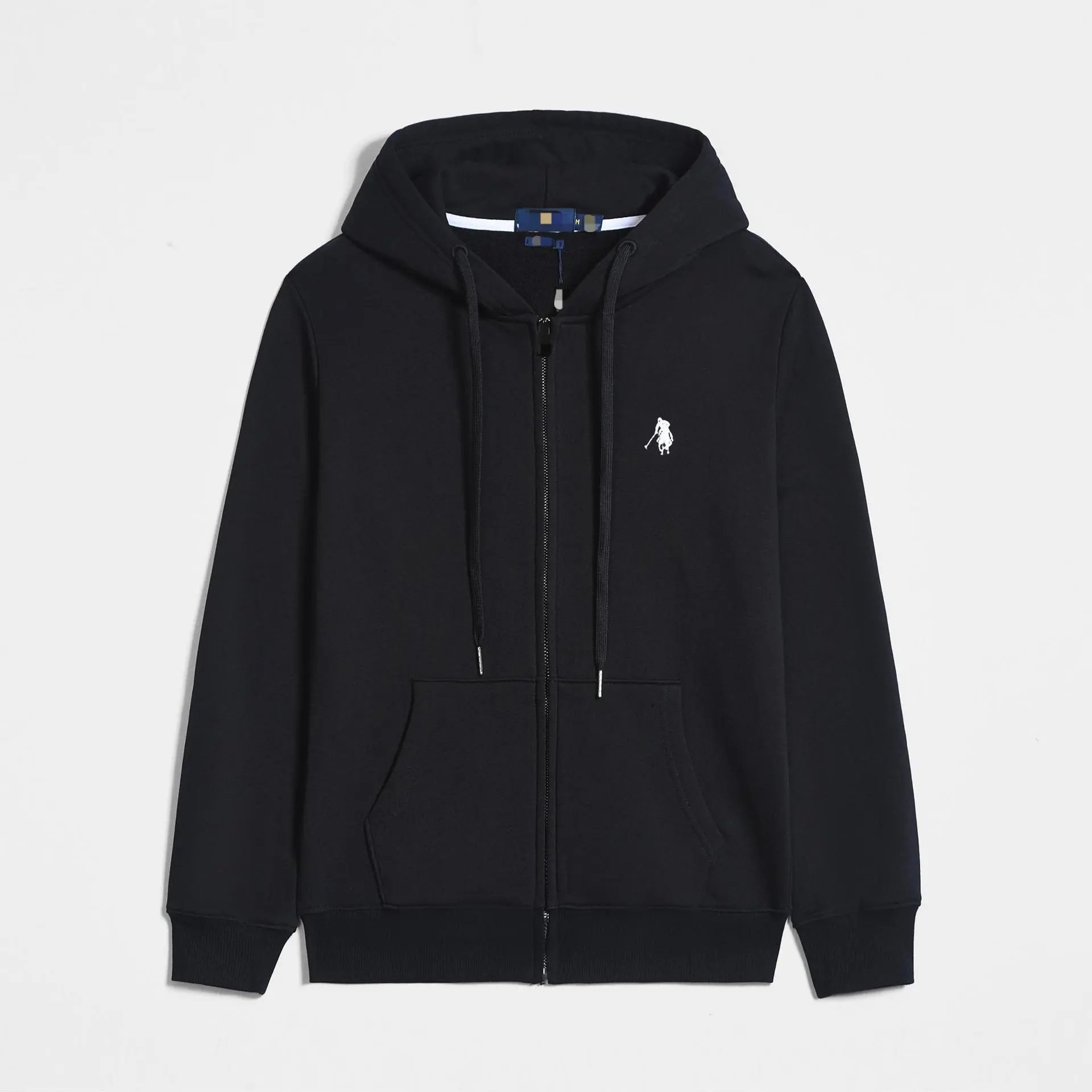 Black with White Label & Zipper