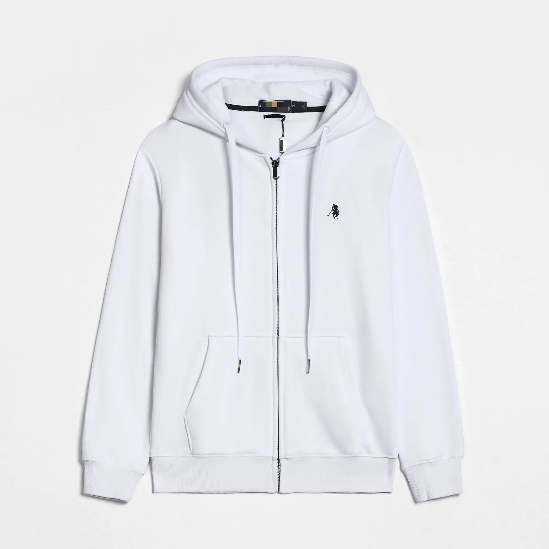 White with Zipper