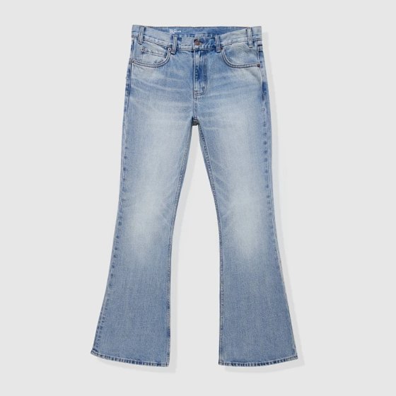 【 Four Happiness Comes with a Piece 】 Self made CE style Marc flared jeans