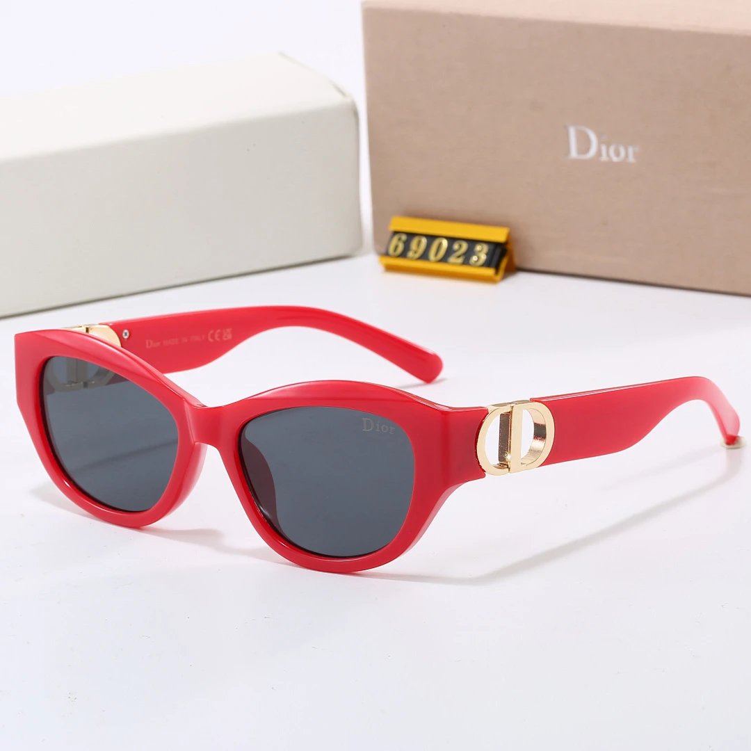 Dior Brown Tinted Lens Square Sunglasses, Polished Frame Style 09