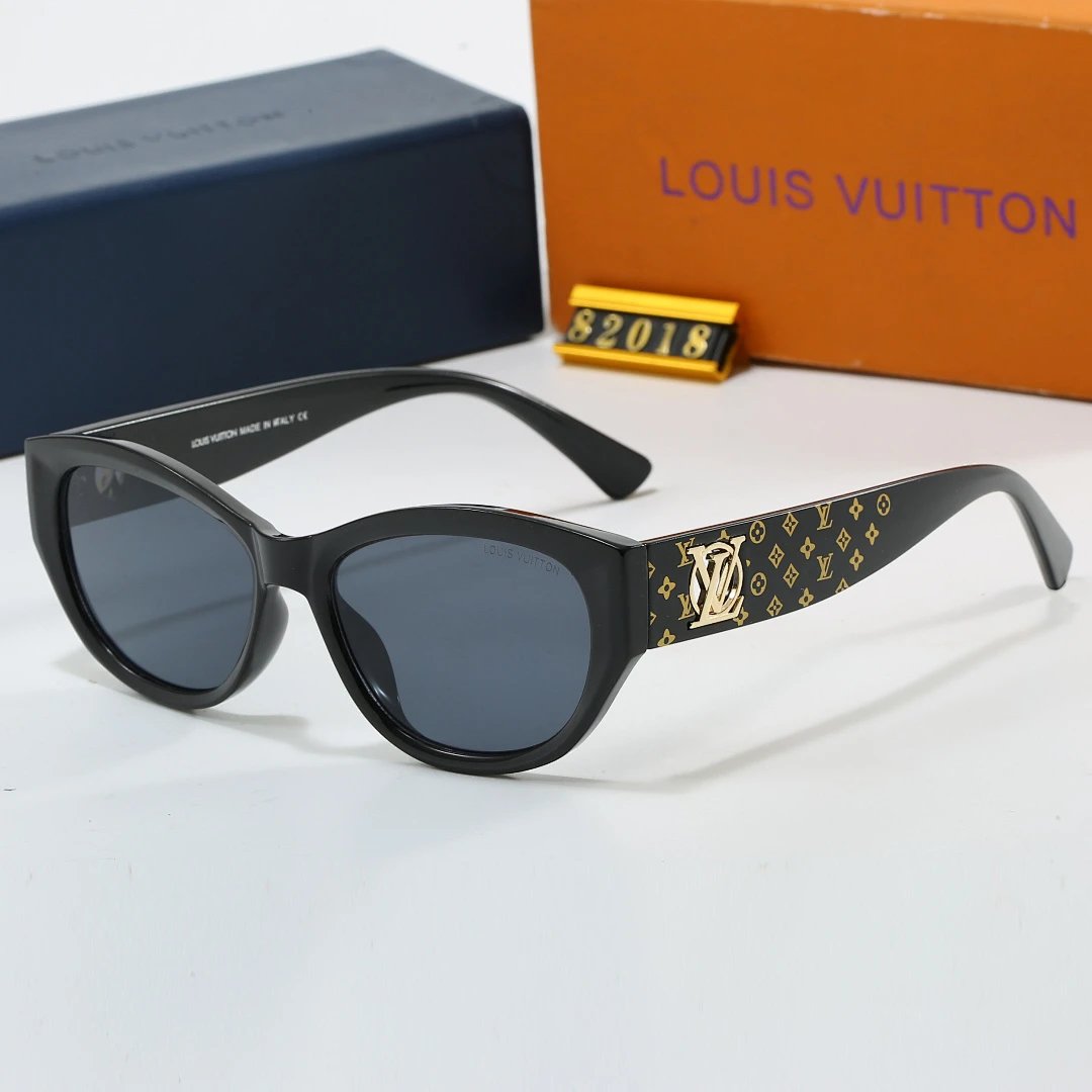 Louis Vuitton Tinted Lens Square Sunglasses, Polished Frame Style 11
