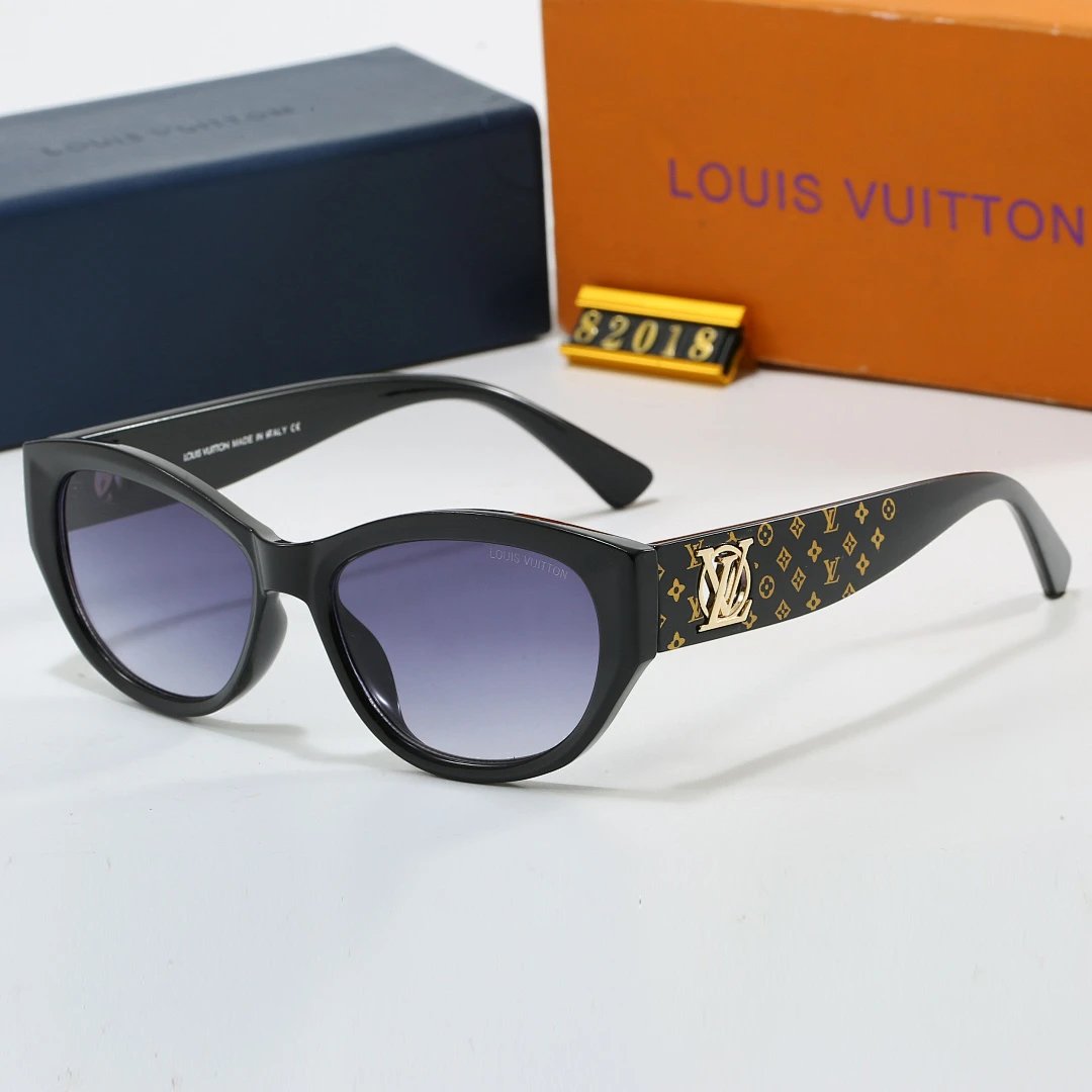 Louis Vuitton Tinted Lens Square Sunglasses, Polished Frame Style 12