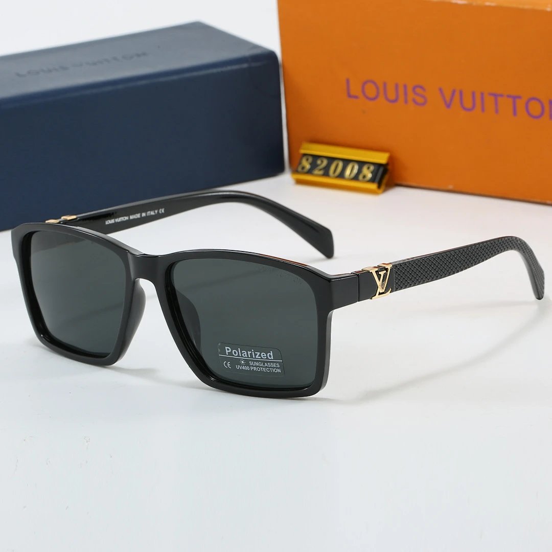 Louis Vuitton Tinted Lens Square Sunglasses, Polished Frame Style 27