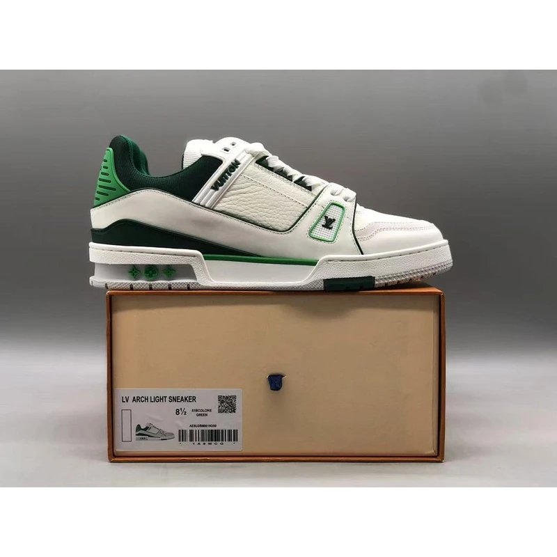 Trainer Low Top Sneakers Green - Style 22