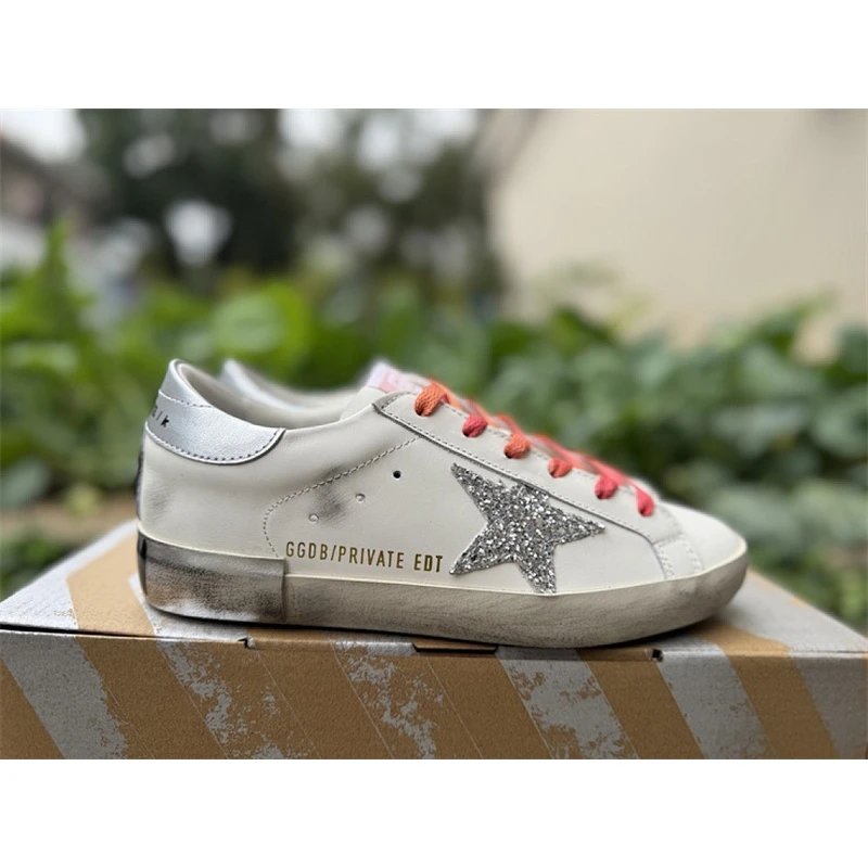Golden Goose Super-Star White Red - Style 2