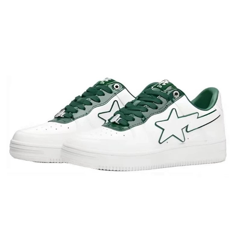 BAPE STA Low Top Sneakers low-top Green - Style 10