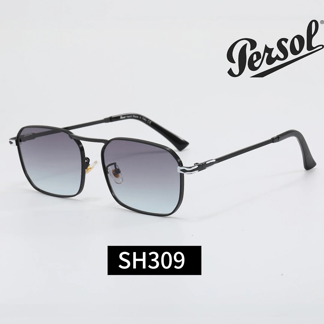 Persol Black Tinted Lens Classic Sunglasses, Everyday Frame Style 05
