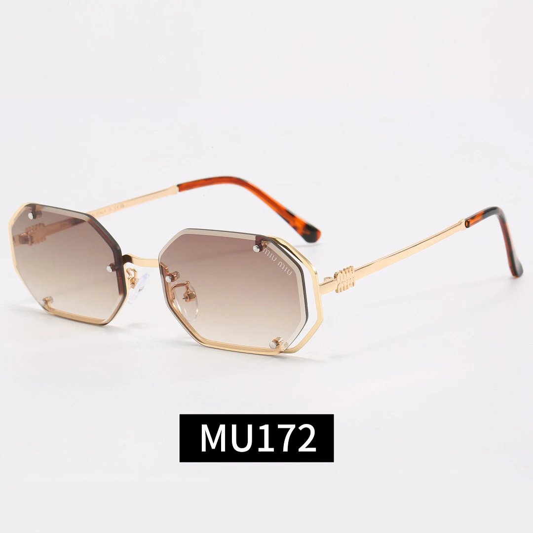 Miu Miu Tinted Lens Square Sunglasses, Polished Frame Style 30