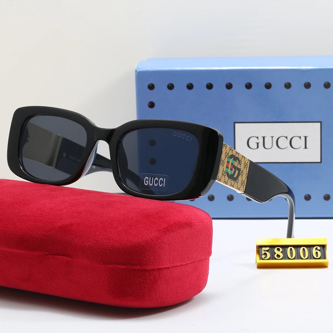 Gucci Tinted Lens Designer Sunglasses, Polished Frame Style 05