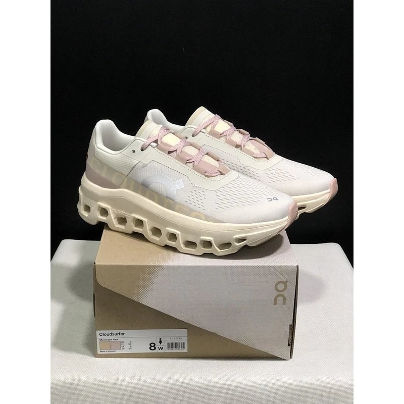 On Cloudmonster 1 Men's Cushioned Everyday Shoe White Gray - Style 17