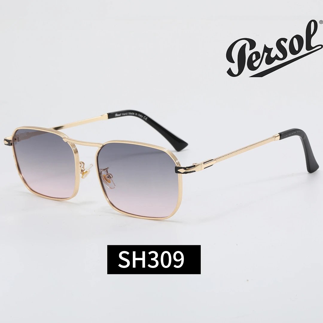 Persol Black Tinted Lens Classic Sunglasses, Everyday Frame Style 02