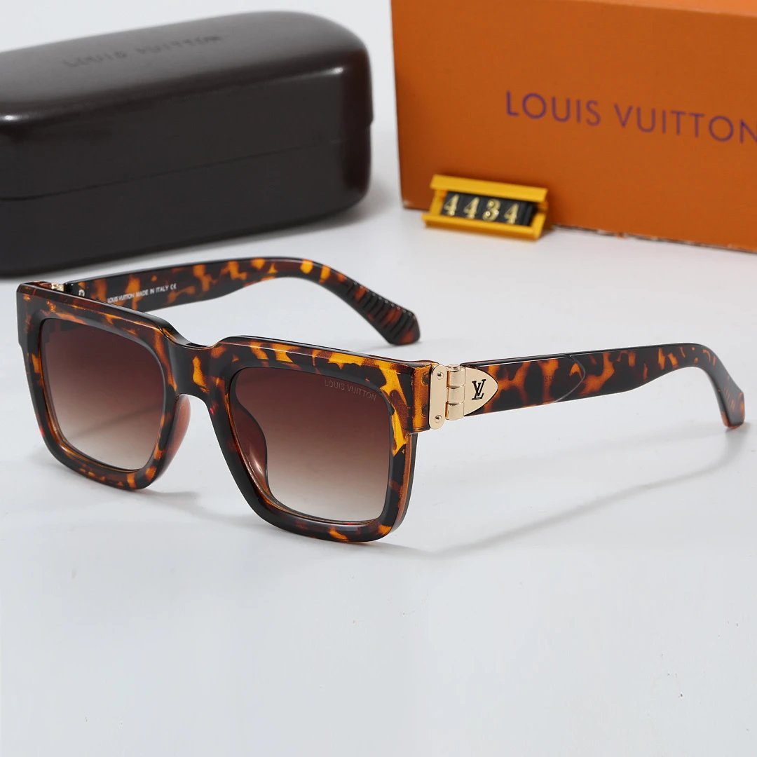 Louis Vuitton Tinted Lens Square Sunglasses, Polished Frame Style 21