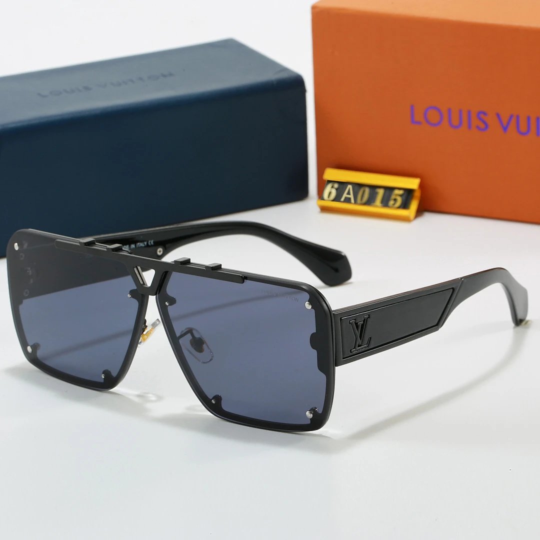Louis Vuitton Tinted Lens Square Sunglasses, Polished Frame Style 06