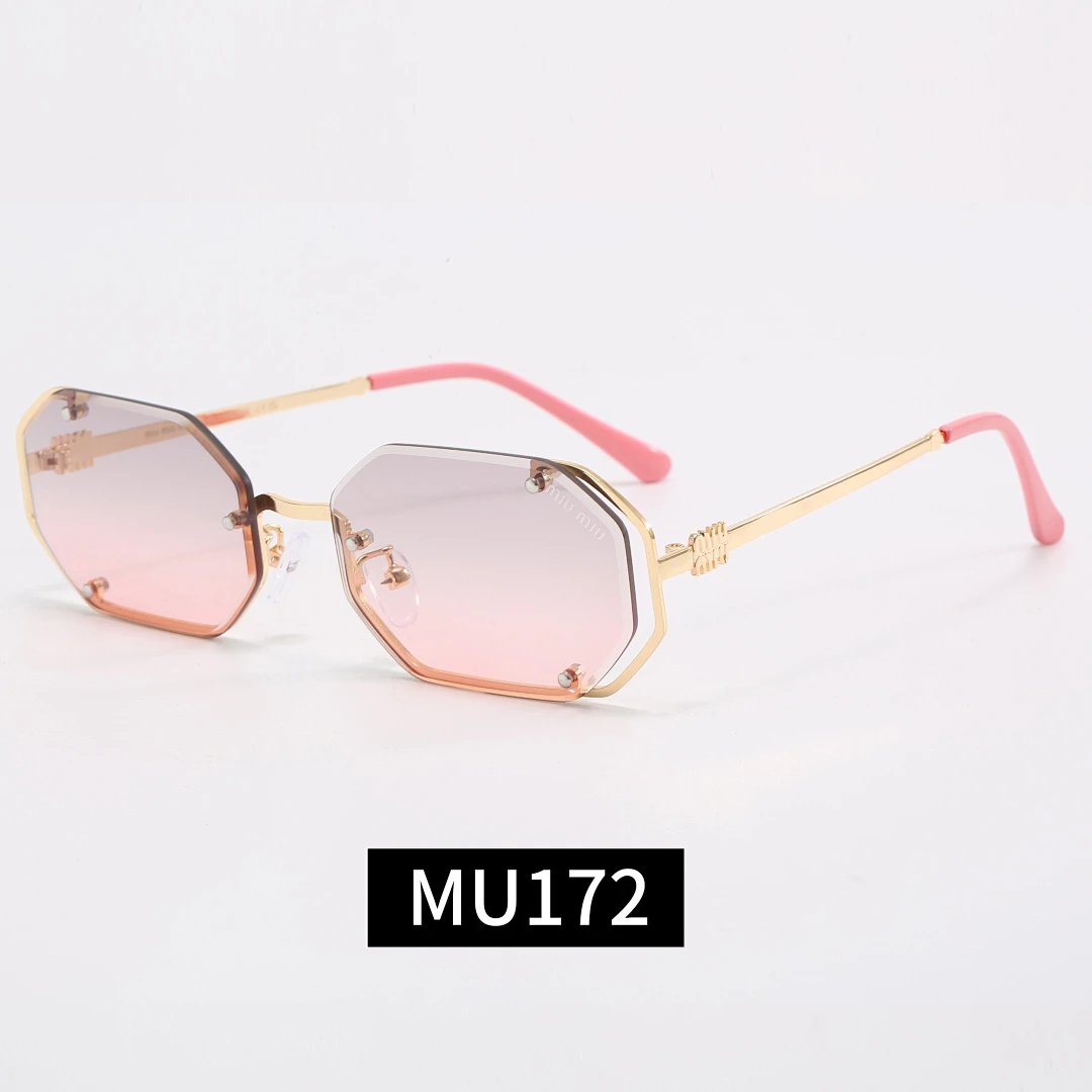 Miu Miu Black Tinted Lens Square Sunglasses, Polished Frame Style 28