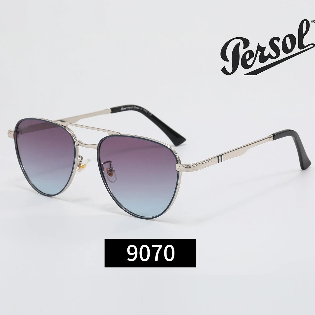 Persol Black Tinted Lens Classic Sunglasses, Everyday Frame Style 06