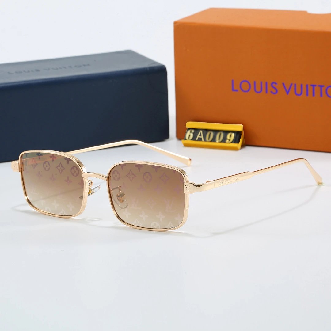 Louis Vuitton Tinted Lens Designer Sunglasses, Polished Frame Style 03