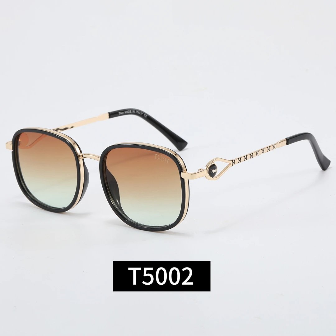 Dior Black Tinted Lens Square Sunglasses, Polished Frame Style 33