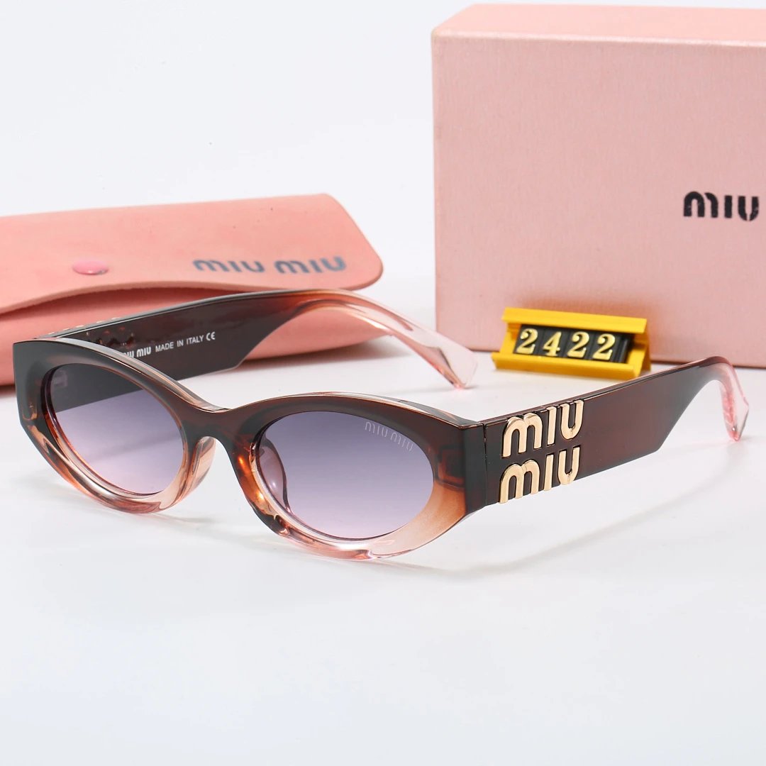 Miu Miu Gray Tinted Lens Designer Sunglasses, Polished Frame Style 01