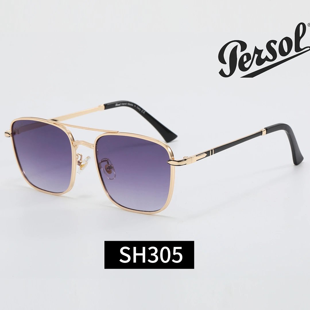 Persol Black Tinted Lens Classic Sunglasses, Everyday Frame Style 08