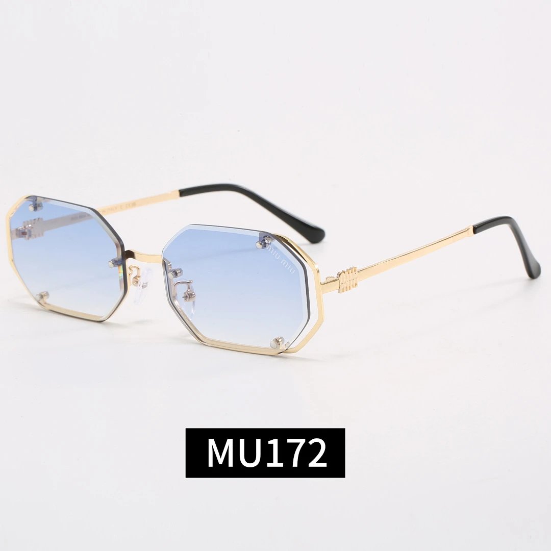Miu Miu Black Tinted Lens Square Sunglasses, Polished Frame Style 32