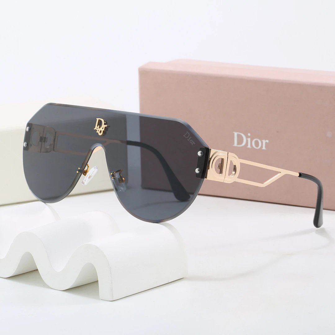 Dior Gray Tinted Lens Designer Sunglasses, Polished Frame Style 03