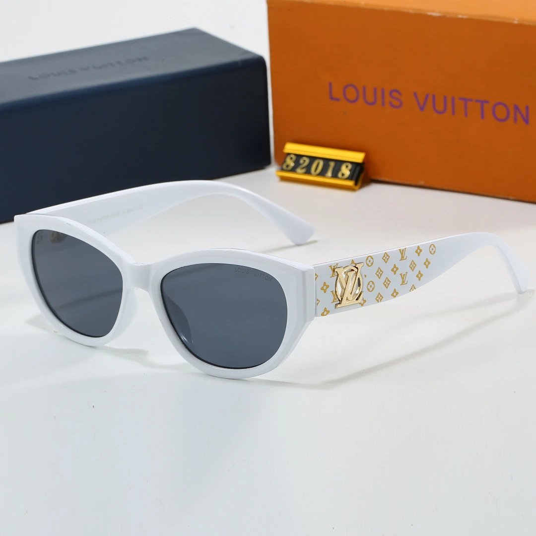 Louis Vuitton Tinted Lens Square Sunglasses, Polished Frame Style 15