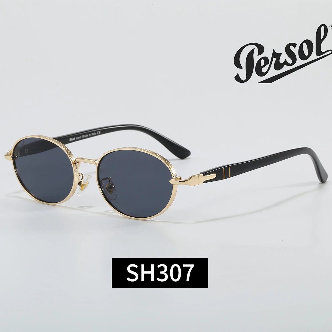 Persol Black Tinted Lens Classic Sunglasses, Everyday Frame Style 02