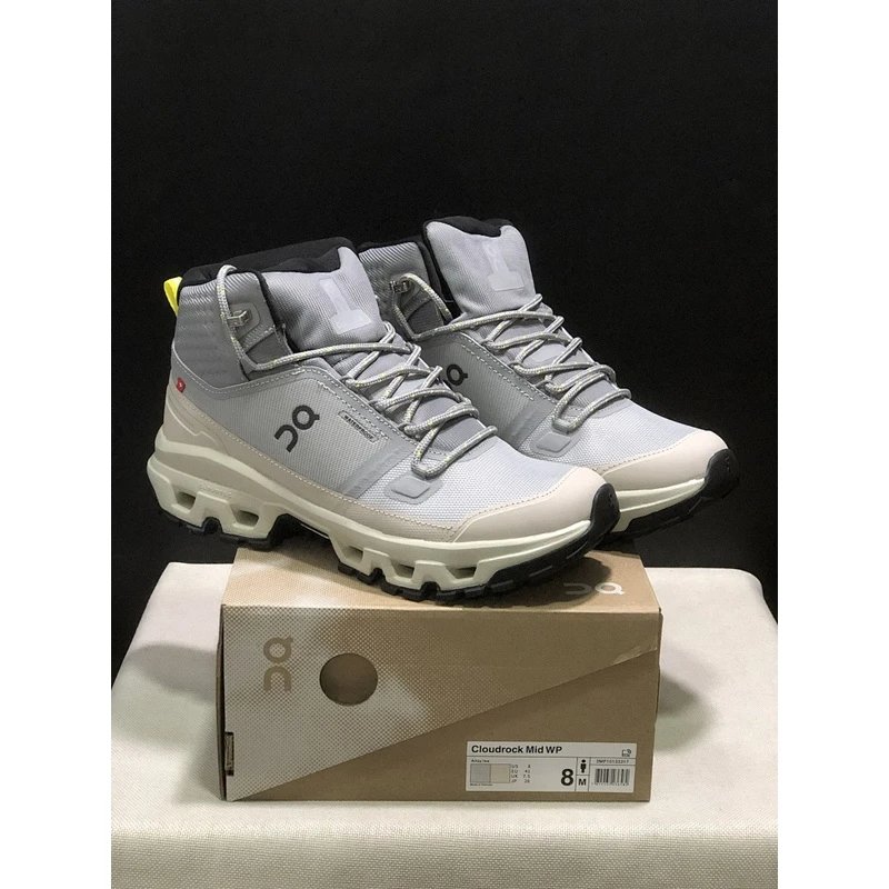 On Cloudrock Low WP Grey White - Style 14