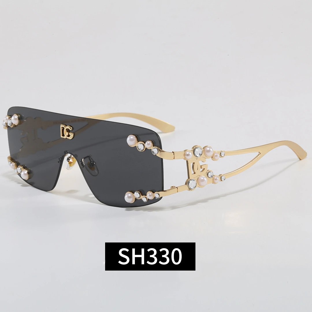 Dolce & Gabbana Gray Tinted Lens Square Sunglasses, Polished Frame Style 07