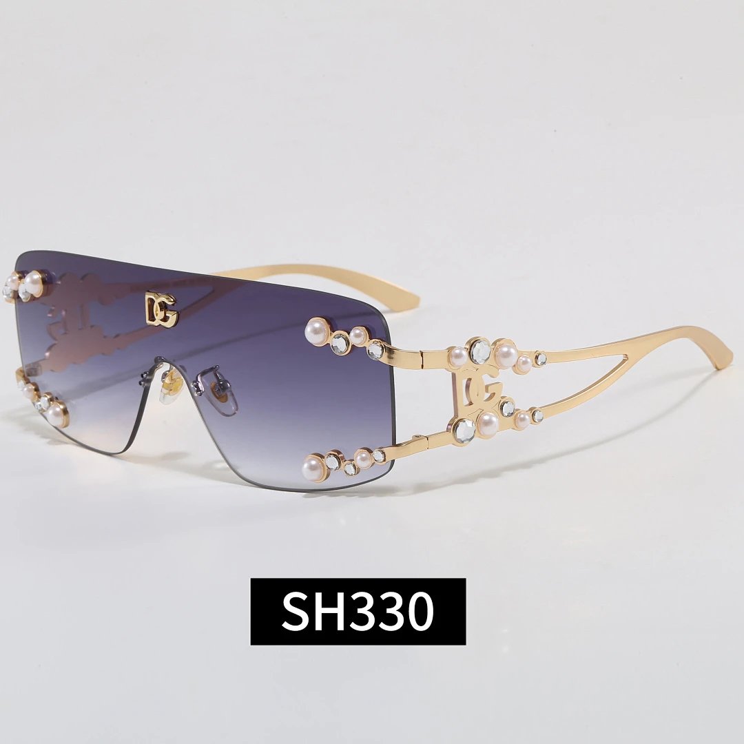Dolce & Gabbana Black Tinted Lens Square Sunglasses, Polished Frame Style 06