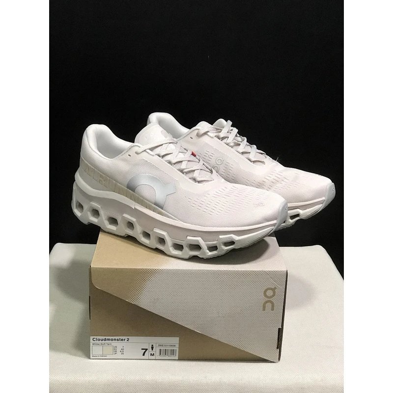 On Cloudmonster 2 White Grey - Style 9