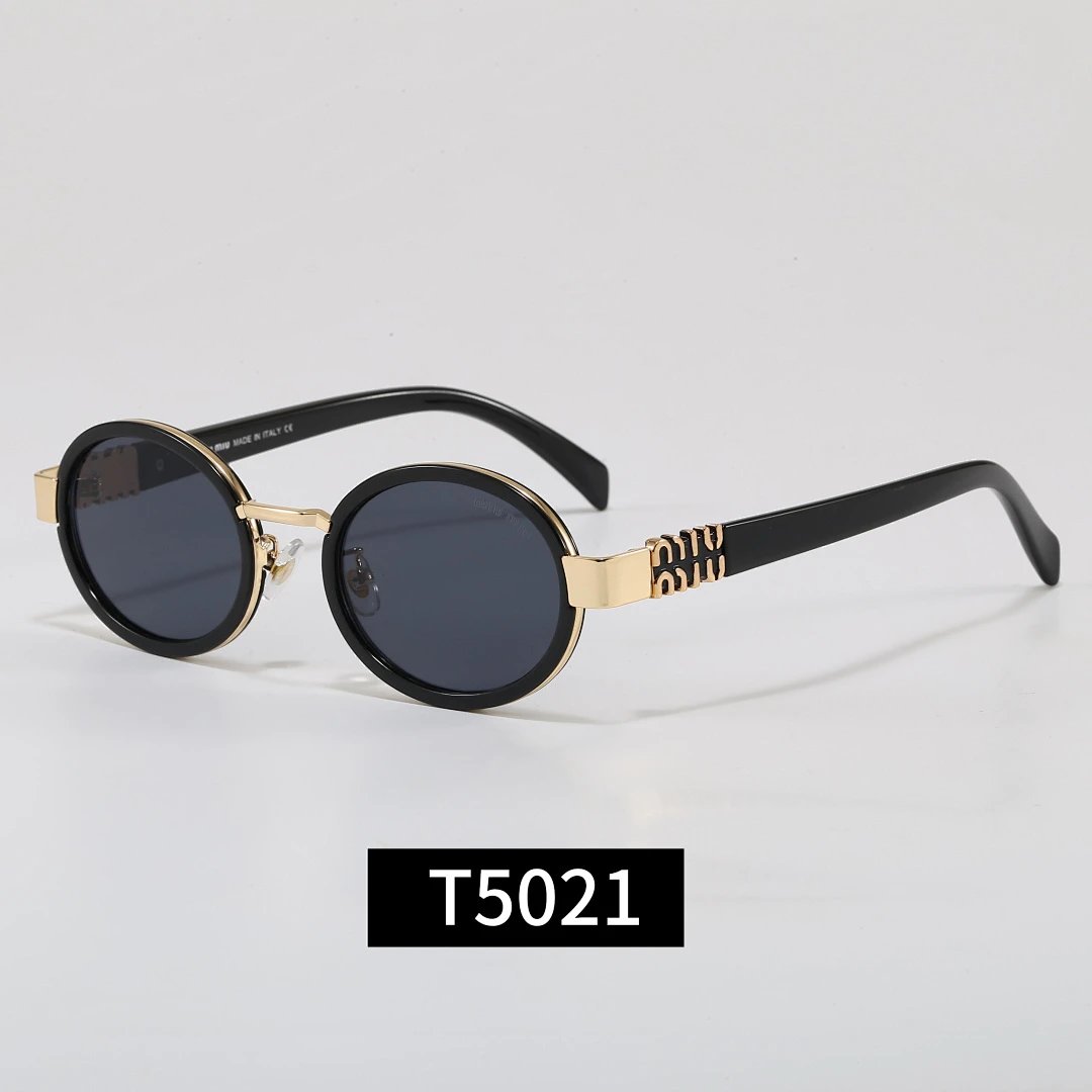 Miu Miu Black Tinted Lens Square Sunglasses, Polished Frame Style 34