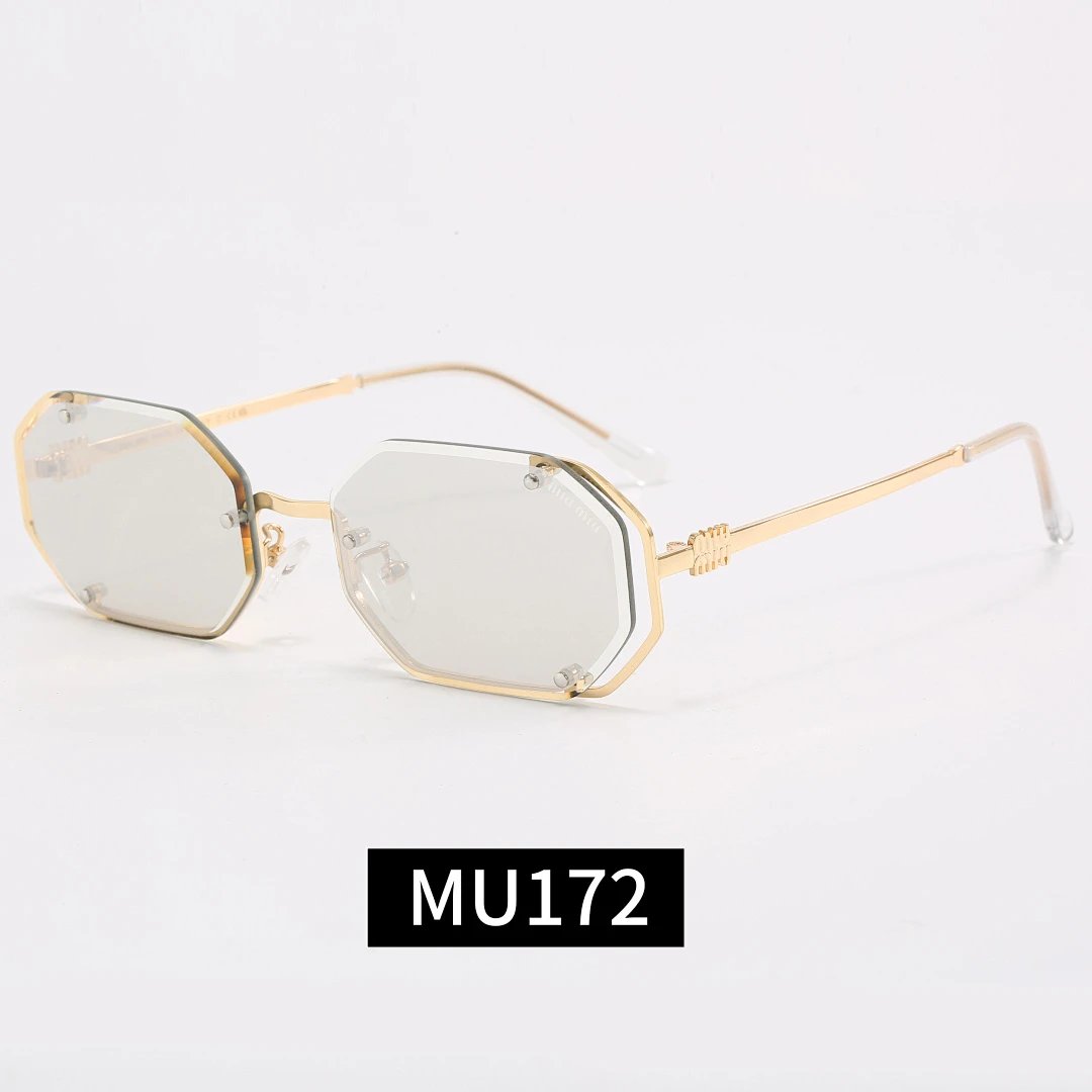 Miu Miu Black Tinted Lens Square Sunglasses, Polished Frame Style 27