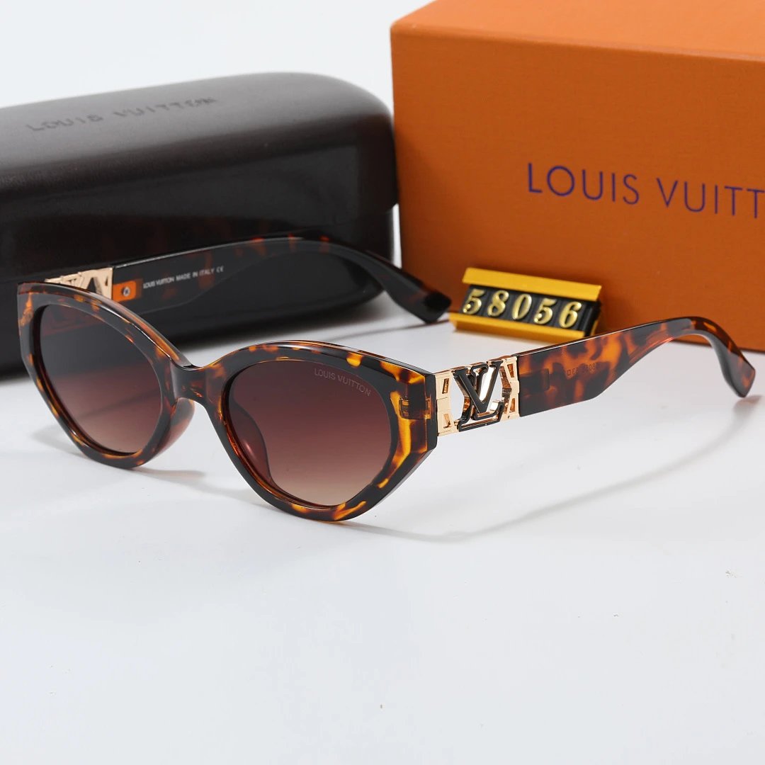 Louis Vuitton Tinted Lens Designer Sunglasses, Polished Frame Style 04