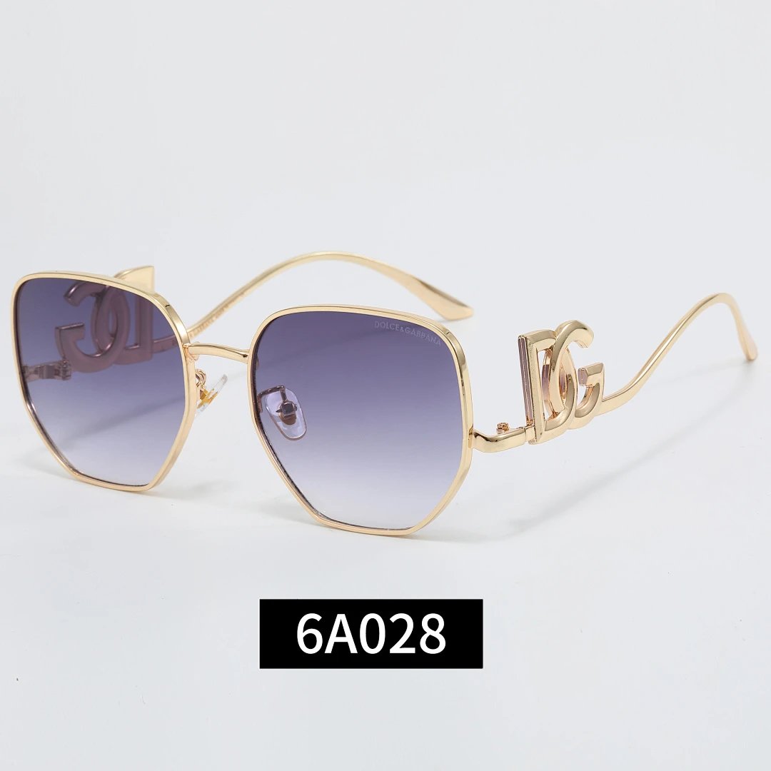 Dolce & Gabbana Gray Tinted Lens Square Sunglasses, Polished Frame Style 01