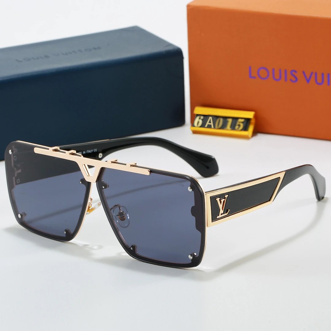 Louis Vuitton Tinted Lens Designer Sunglasses, Polished Frame Style 05