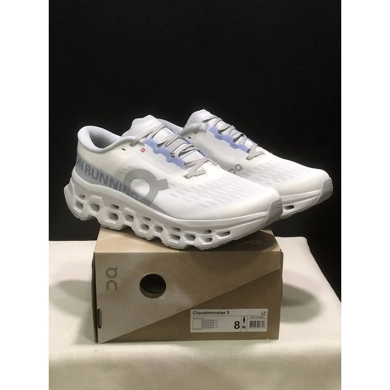 On Cloudmonster 3 White Grey - Style 2