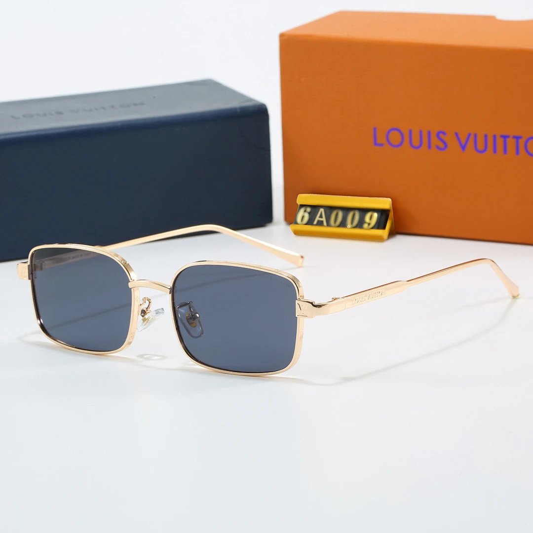 Louis Vuitton Tinted Lens Designer Sunglasses, Polished Frame Style 04