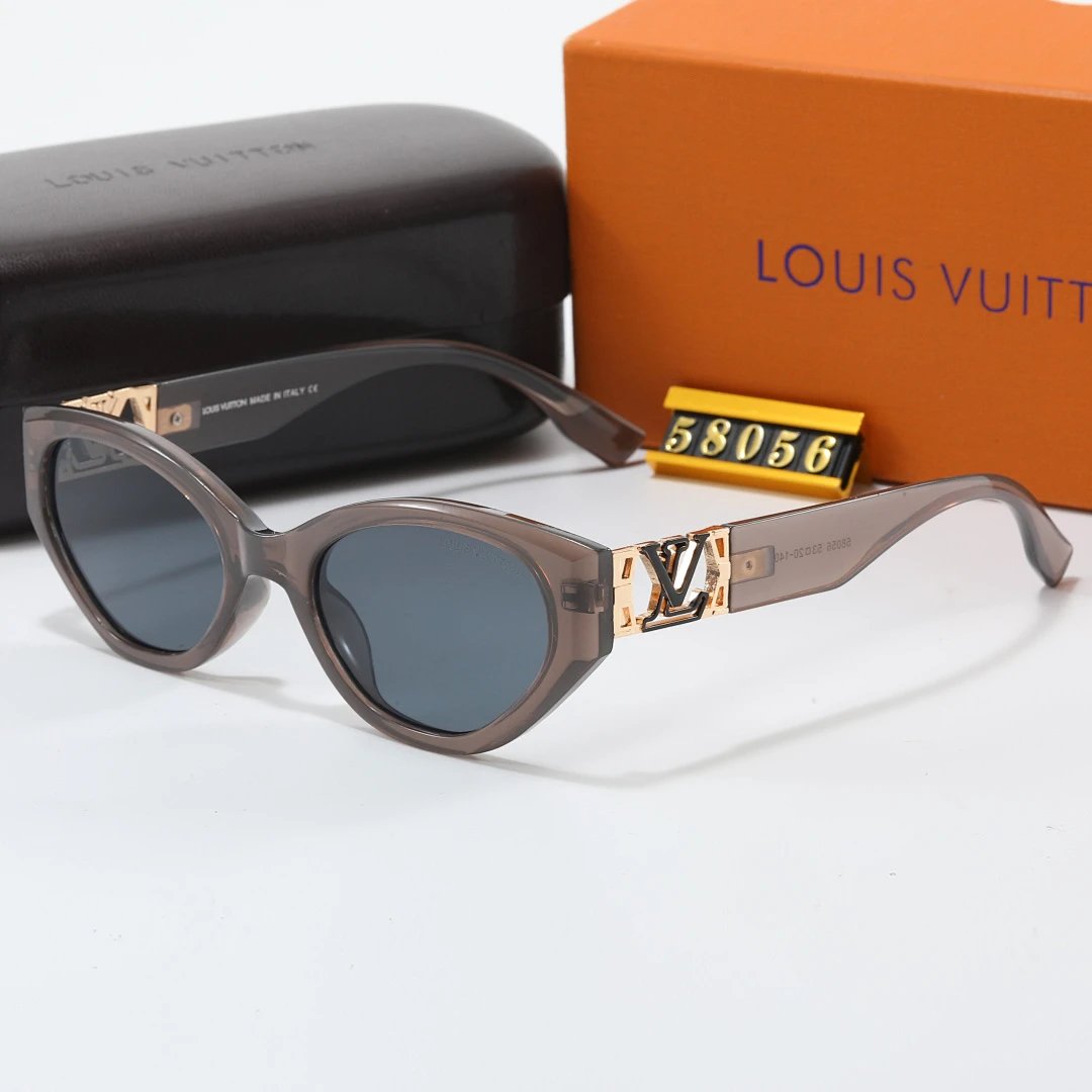 Louis Vuitton Tinted Lens Square Sunglasses, Polished Frame Style 07