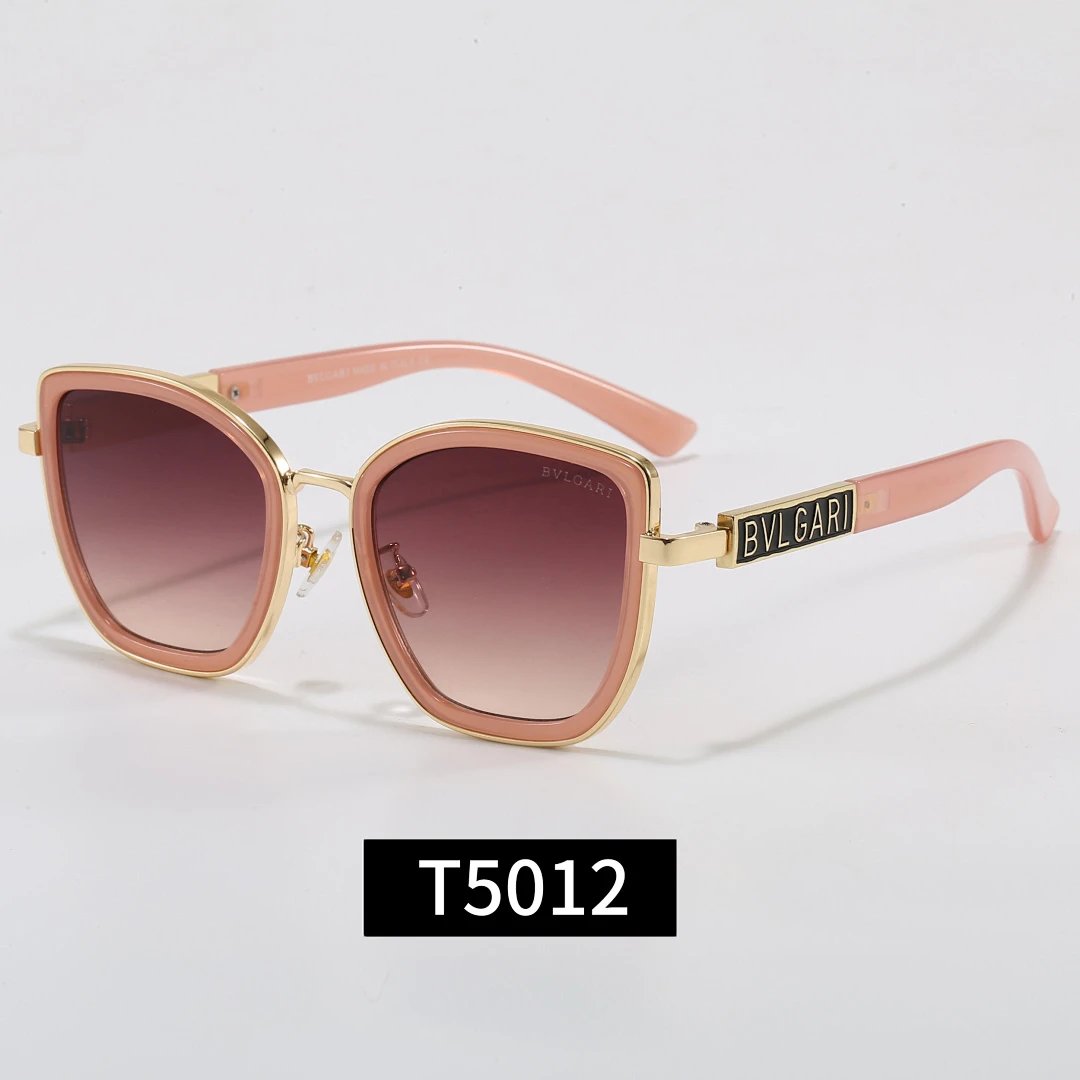 Bvlgari Tinted Lens Square Sunglasses, Polished Frame Style 27