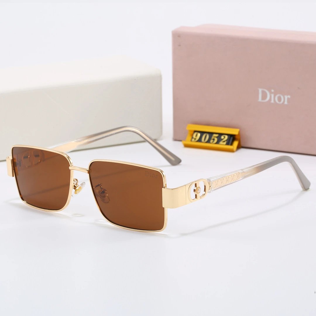 Dior Black Tinted Lens Designer Sunglasses, Polished Frame Style 03