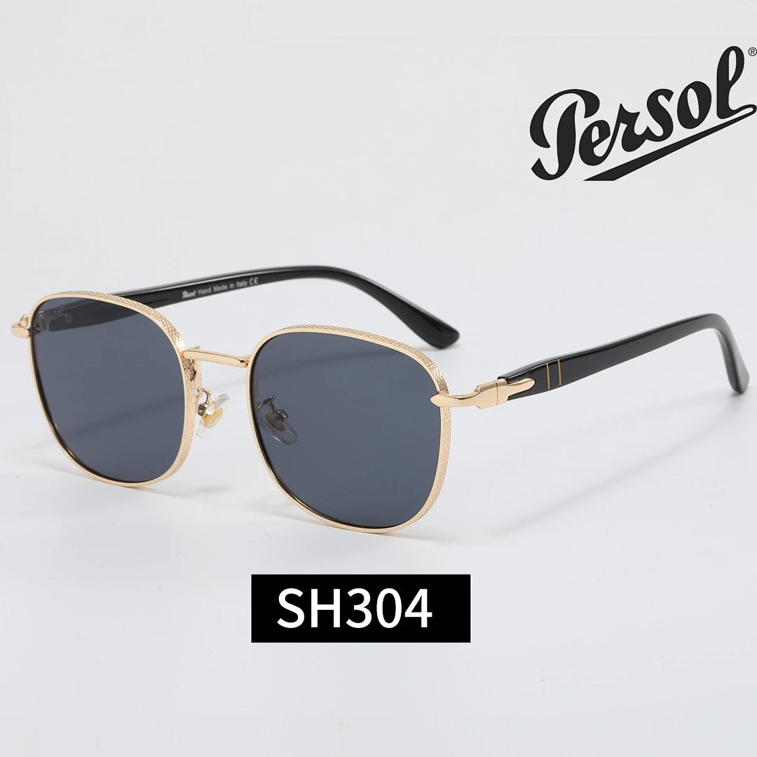 Persol Black Tinted Lens Classic Sunglasses, Everyday Frame Style 07
