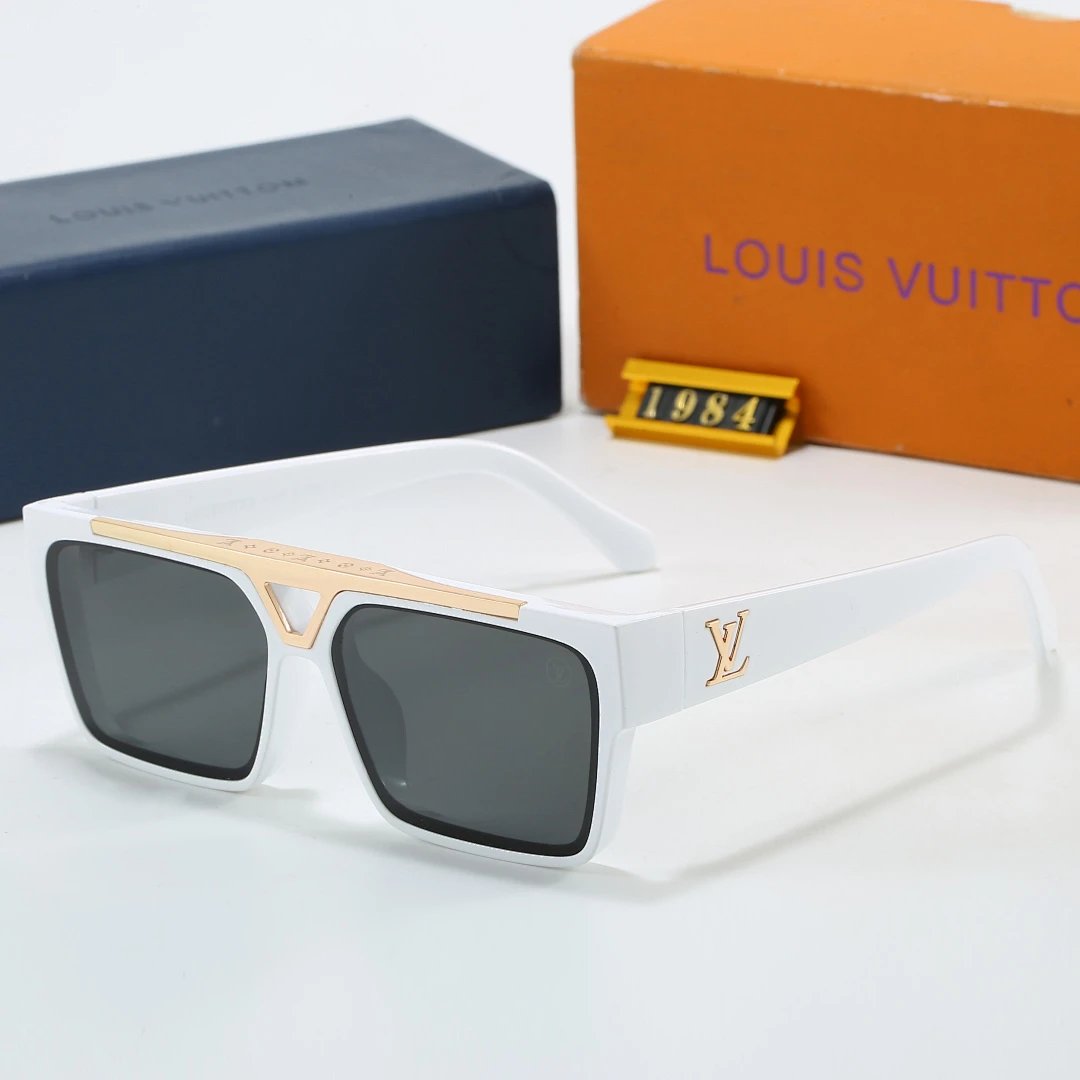 Louis Vuitton Tinted Lens Square Sunglasses, Polished Frame Style 21