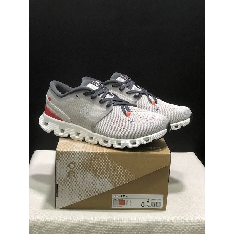 On Cloud X 4 Grey White - Style 2