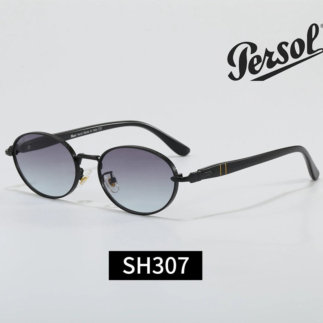Persol Black Tinted Lens Classic Sunglasses, Everyday Frame Style 04