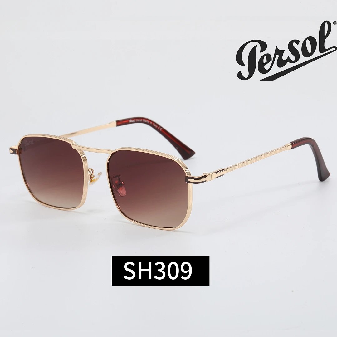 Persol Black Tinted Lens Classic Sunglasses, Everyday Frame Style 04