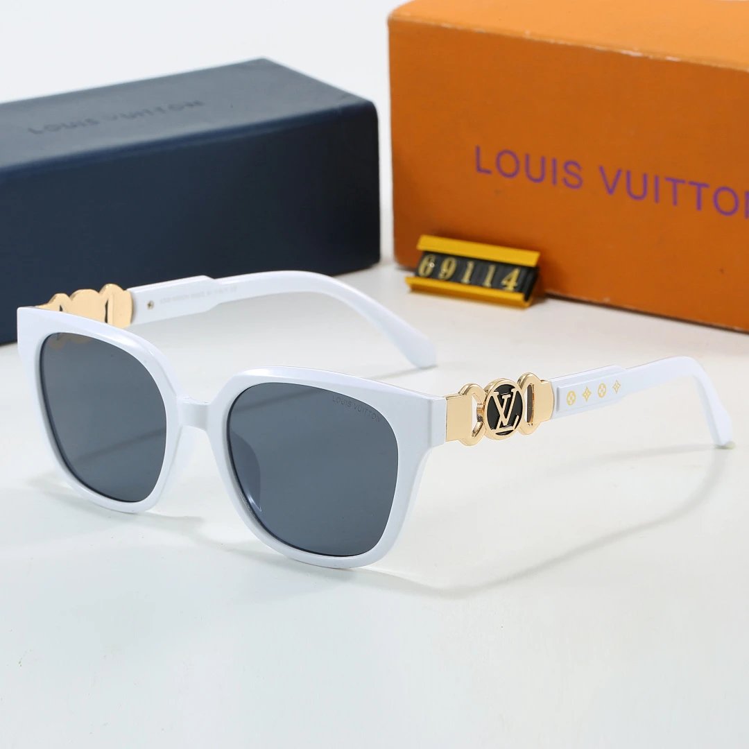 Louis Vuitton Tinted Lens Designer Sunglasses, Polished Frame Style 01